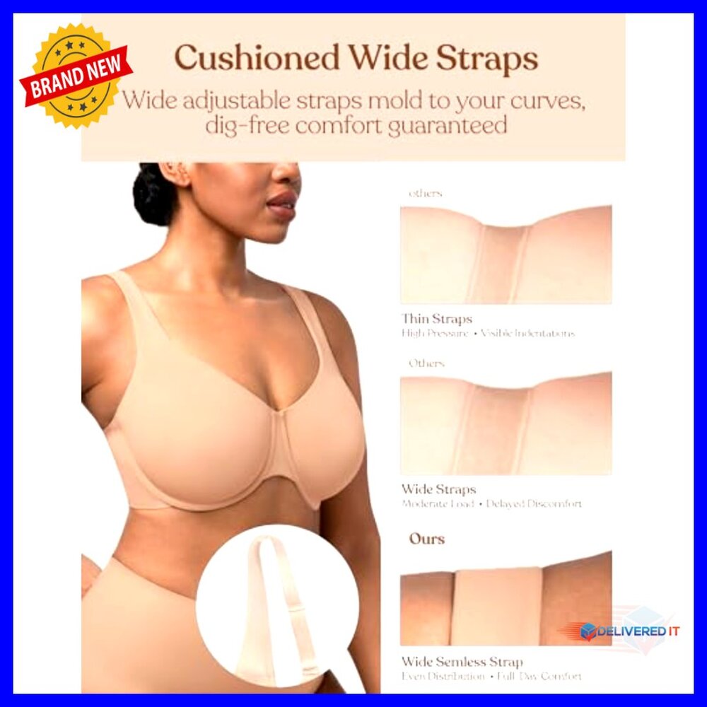 Plus Size Minimizer Bra Full Coverage Seamless Un… - image 6